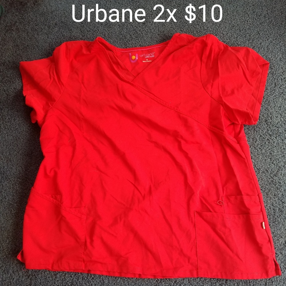 Urbane scrub top